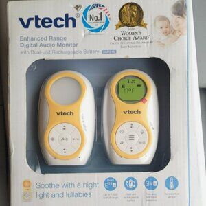 Vtech 2 Parent unit Enhanced Range Digital Audio Monitor DM1215 Sealed Box